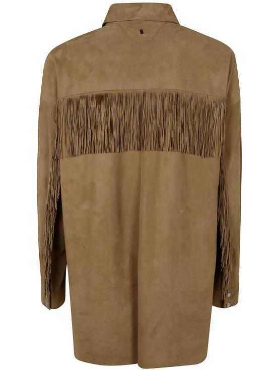  살바토레 산토로 가죽 자켓 48074 D BEIGE - SALVATORE SANTORO