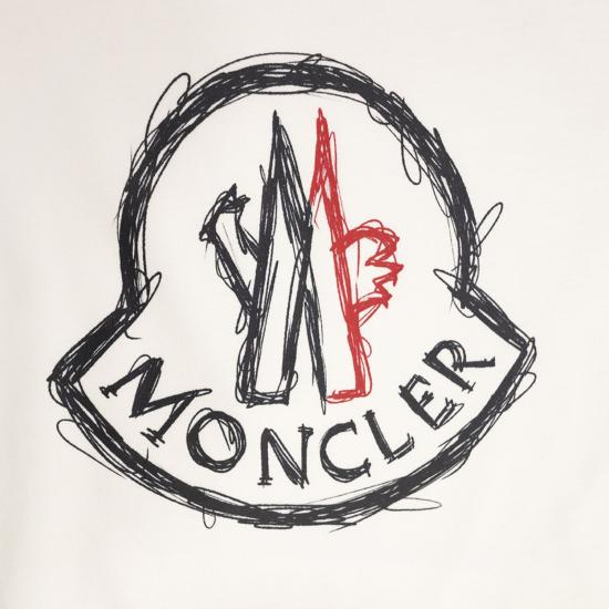 25SS [키즈] 몽클레어 티셔츠 K19548C0001489AFV NATURAL - MONCLER