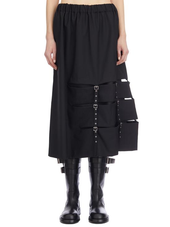 25SS 꼼데가르송 숏 스커트 L3OS007S25BLACK Black