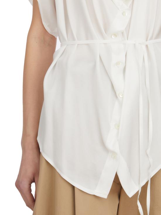 25SS 컬렉션 프리비 블라우스 LRA7037SATIN1501 White - COLLECTION PRIVEE