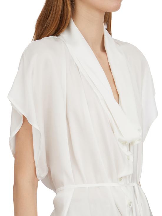 25SS 컬렉션 프리비 블라우스 LRA7037SATIN1501 White - COLLECTION PRIVEE