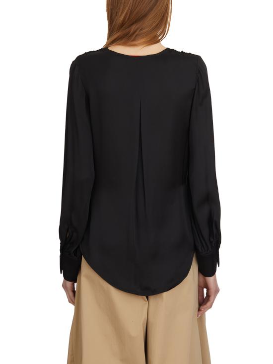 25SS 컬렉션 프리비 블라우스 LRA7032XSATIN1588 Black - COLLECTION PRIVEE
