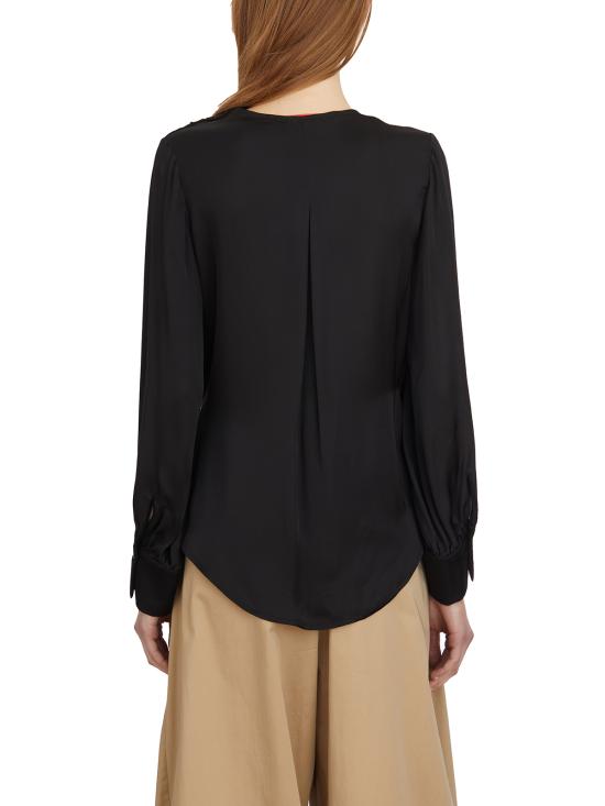 25SS 컬렉션 프리비 블라우스 LRA7032XSATIN1588 Black - COLLECTION PRIVEE