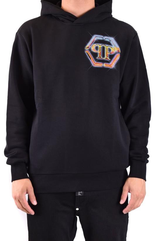 필립 플레인 후드 티셔츠 FADC MJB3356 PJY002N02 Black - PHILIPP PLEIN