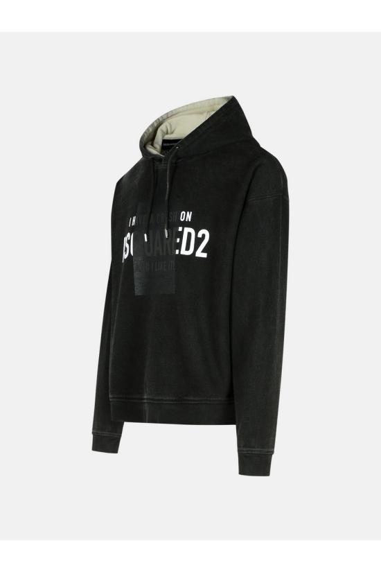  디스퀘어드2 후드 티셔츠 S74GU0860 S25599900 Black - DSQUARED2
