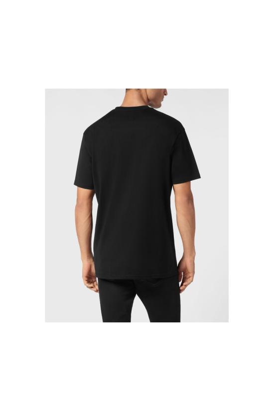  필립 플레인 반팔 티셔츠 SAEC MTK8105 PJY002N02 Black - PHILIPP PLEIN