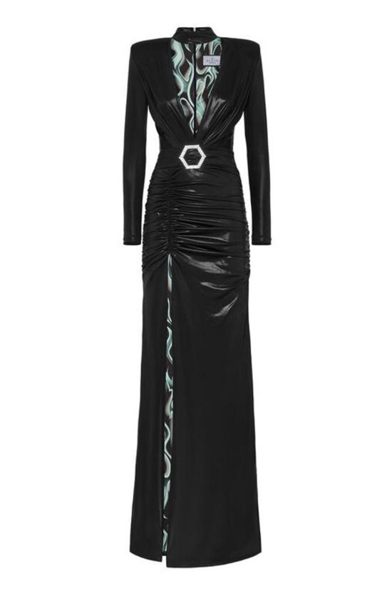 25SS 필립 플레인 롱 원피스 SAEC WRG3332 PJY002N02 Black