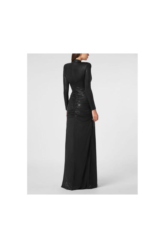 25SS 필립 플레인 롱 원피스 SAEC WRG3332 PJY002N02 Black - PHILIPP PLEIN