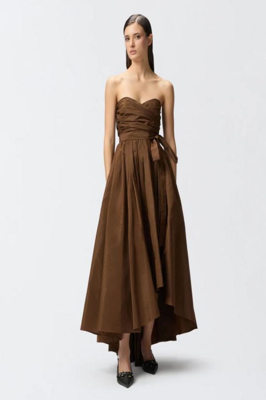 25SS 핑코 롱 원피스 104937Y3LEL71 Brown - PINKO