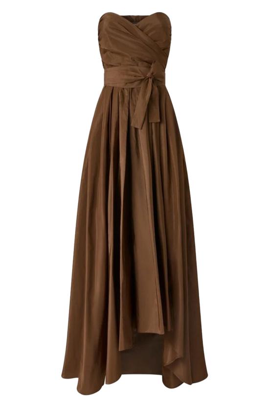 25SS 핑코 롱 원피스 104937Y3LEL71 Brown