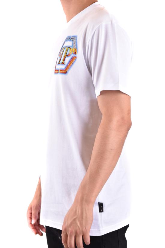  필립 플레인 반팔 티셔츠 FADC MTK7342 PJY002N01 White - PHILIPP PLEIN