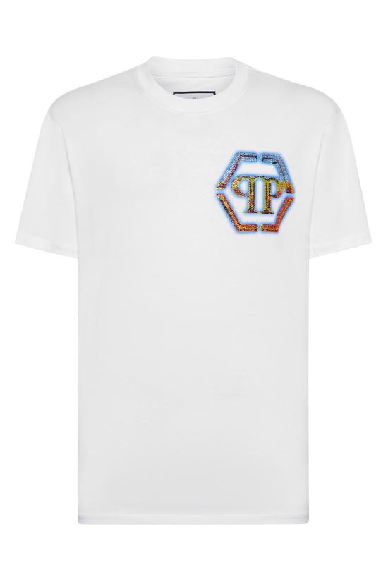  필립 플레인 반팔 티셔츠 FADC MTK7342 PJY002N01 White