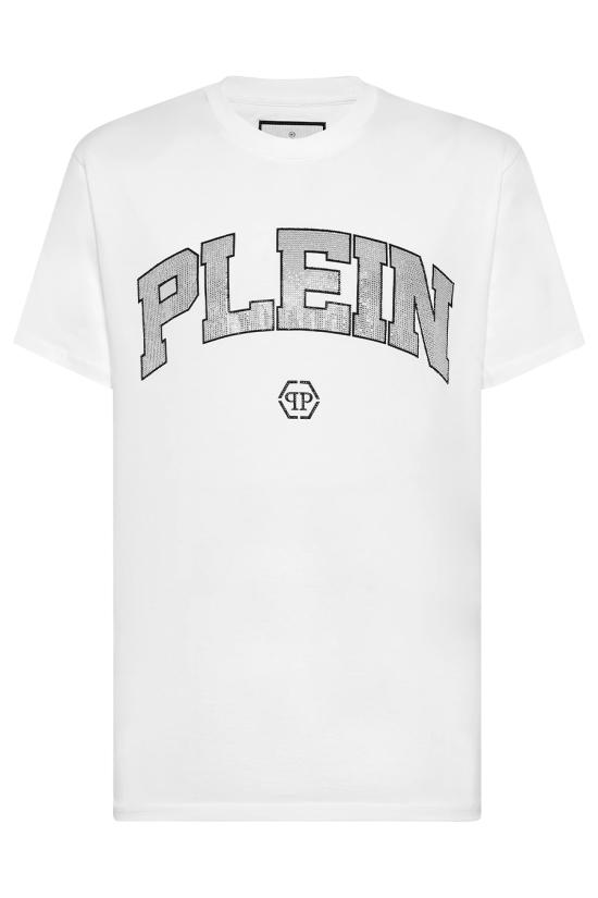  필립 플레인 반팔 티셔츠 FADC MTK7349 PJY002N01 White