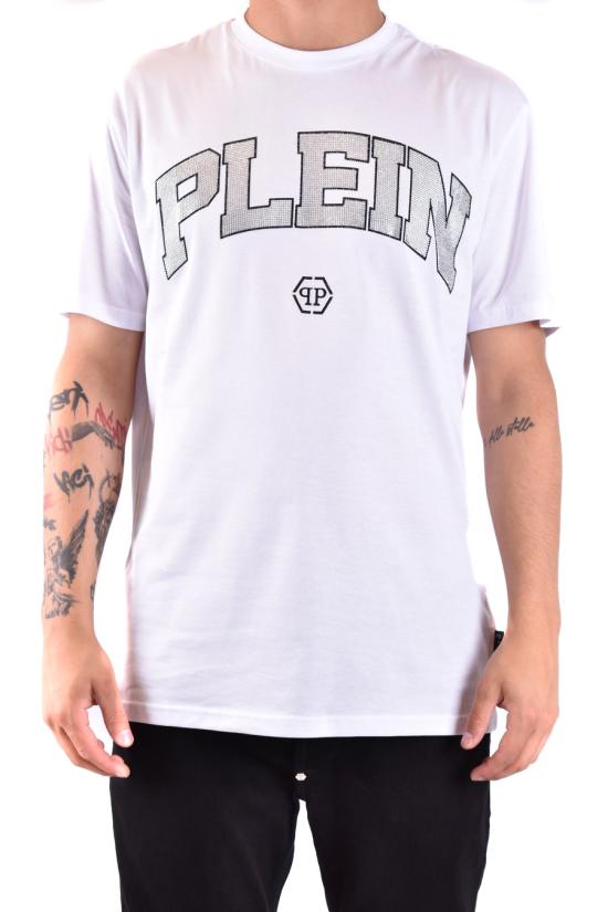  필립 플레인 반팔 티셔츠 FADC MTK7349 PJY002N01 White - PHILIPP PLEIN