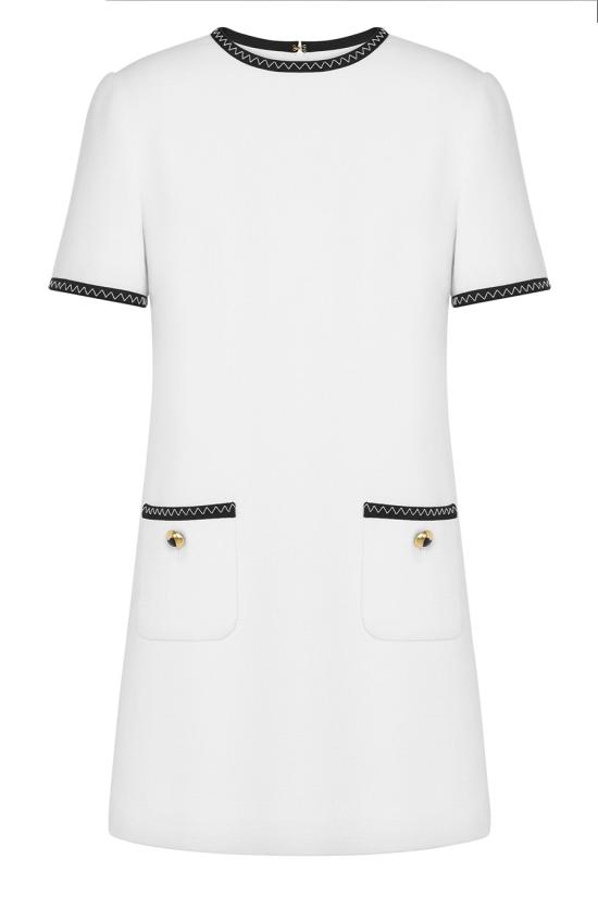 24FW 모스키노 숏 원피스 J0422 55170001 White