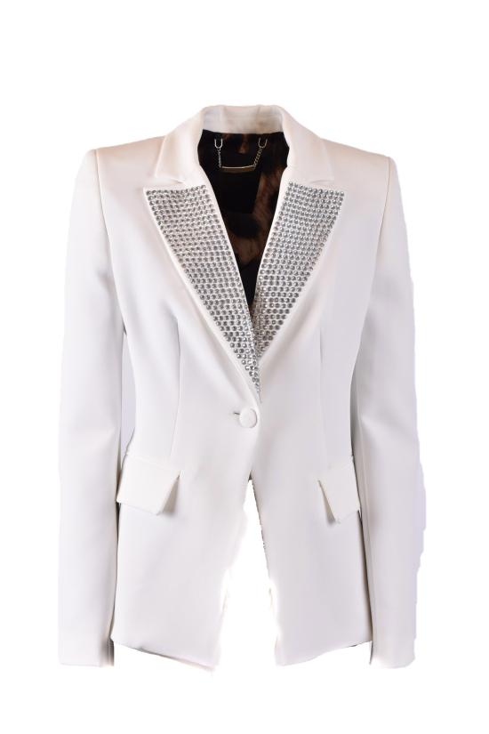  필립 플레인 수트 자켓 PACC WRF0535 PTE008N White