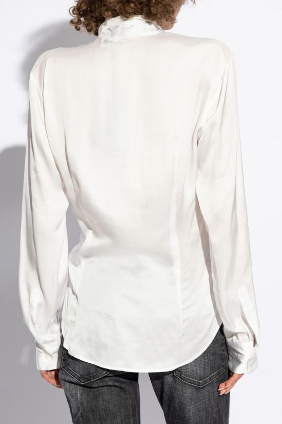 25SS 디스퀘어드2 블라우스 S75DL0893 S78302100 White - DSQUARED2