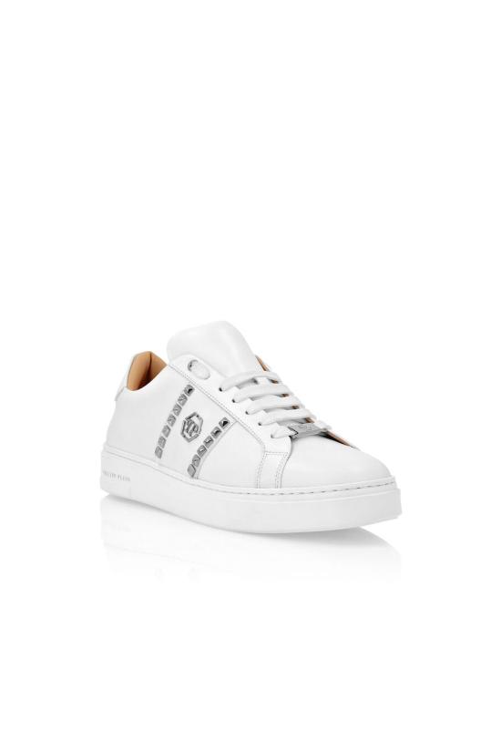25SS 필립 플레인 스니커즈 SAES USC0732 PLE005N01 White - PHILIPP PLEIN