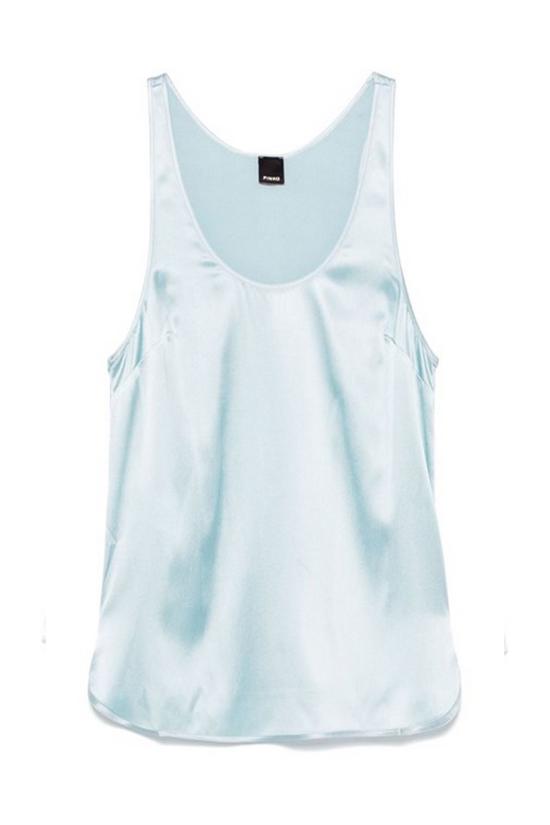 25SS 핑코 민소매 티셔츠 104670A2JRE28 Sky