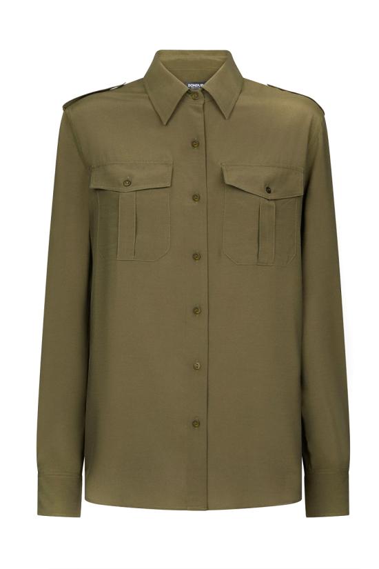  돈답 셔츠 DC379 IF0040D XXX633 Green