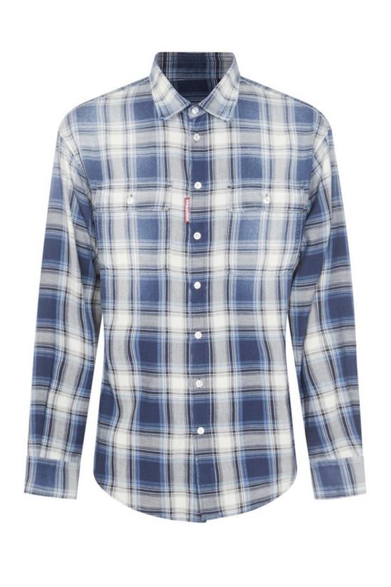 25SS 디스퀘어드2 긴팔 셔츠 S74DM0899 D35206001F Multicolor