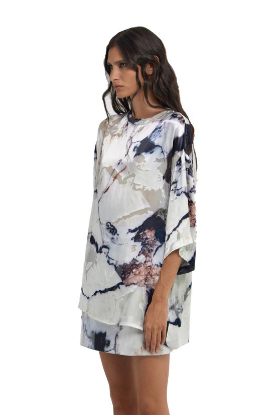  로베르토 카발리 반팔 티셔츠 TWT602 HEN18D0027 Multicolor - ROBERTO CAVALLI