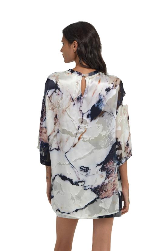  로베르토 카발리 반팔 티셔츠 TWT602 HEN18D0027 Multicolor - ROBERTO CAVALLI