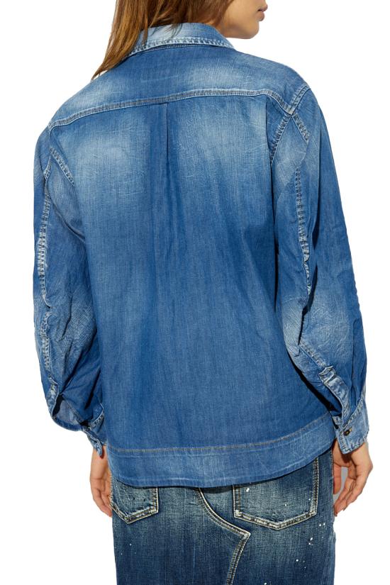  디스퀘어드2 데님 셔츠 S75DL0883 S30341470 Blue - DSQUARED2