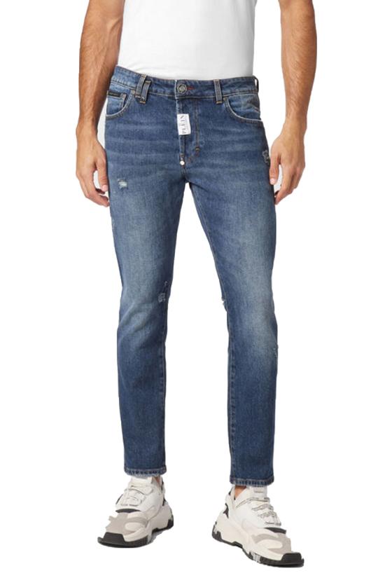  필립 플레인 데님 팬츠 FADC MDT3890 PDE004N08GD denim - PHILIPP PLEIN