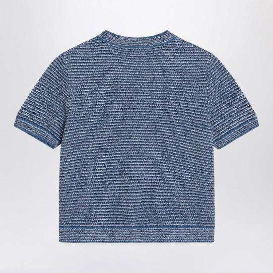 25SS 구찌 반팔 티셔츠 818647XKENS 4179 blue - GUCCI