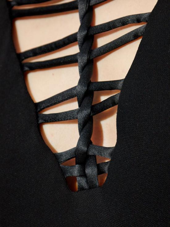 25SS 엠포리오 아르마니 롱 원피스 EW001633 AF14054UC001 Black - EMPORIO ARMANI