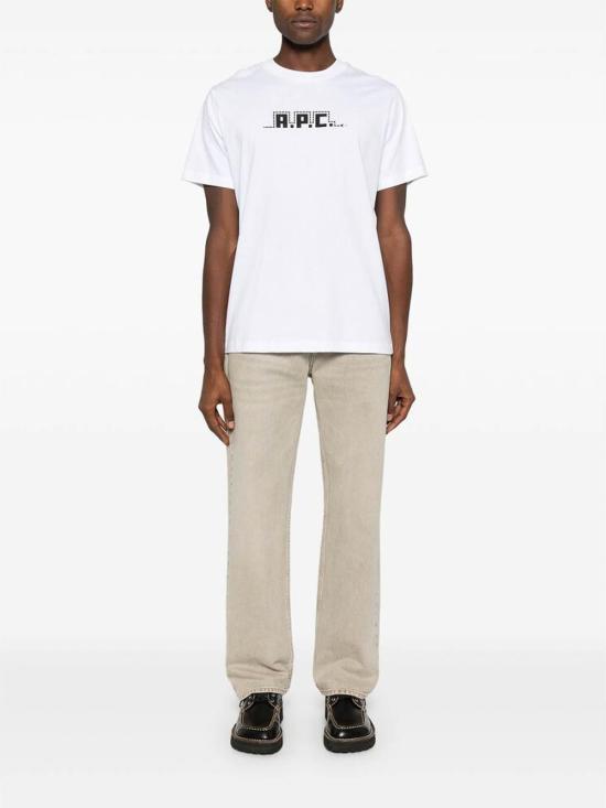  아페쎄 반팔 티셔츠 COHBWM26502AAB White - A.P.C.
