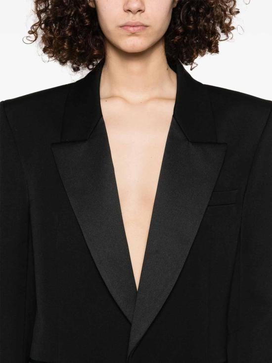  생로랑 수트 자켓 818718Y7E631000 Black - SAINT LAURENT