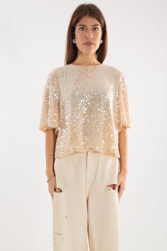 25SS 아니예 바이 반팔 티셔츠 185824 BEIGE Beige