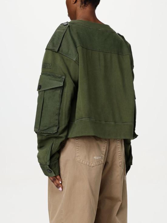 25SS 디스퀘어드2 긴팔 티셔츠 S75GU0585S25030 695W Green - DSQUARED2