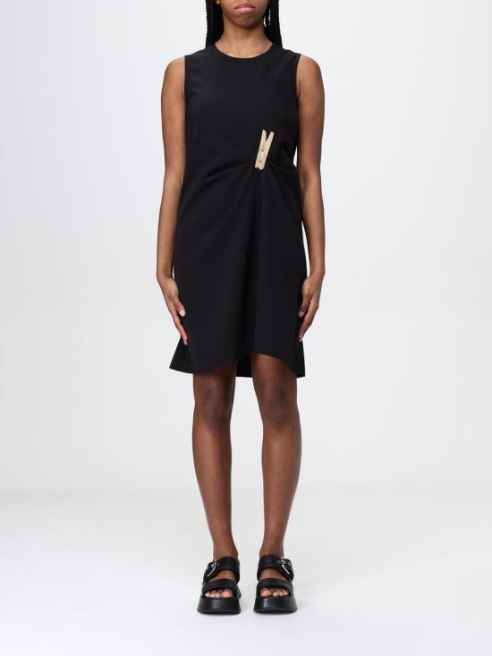 25FW 모스키노 미디 원피스 04043722 1555 Black