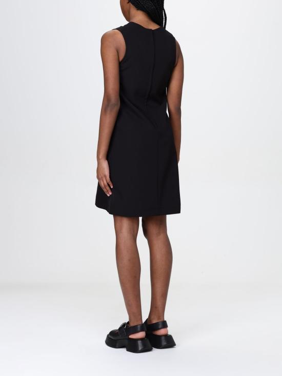 25FW 모스키노 미디 원피스 04043722 1555 Black - MOSCHINO