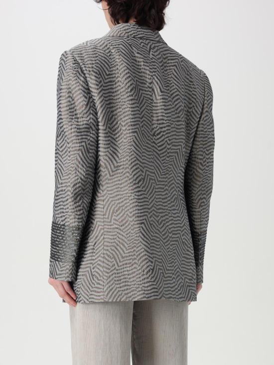 25SS 조르지오 아르마니 자켓 GW000844TE13692 F8009 Charcoal - GIORGIO ARMANI