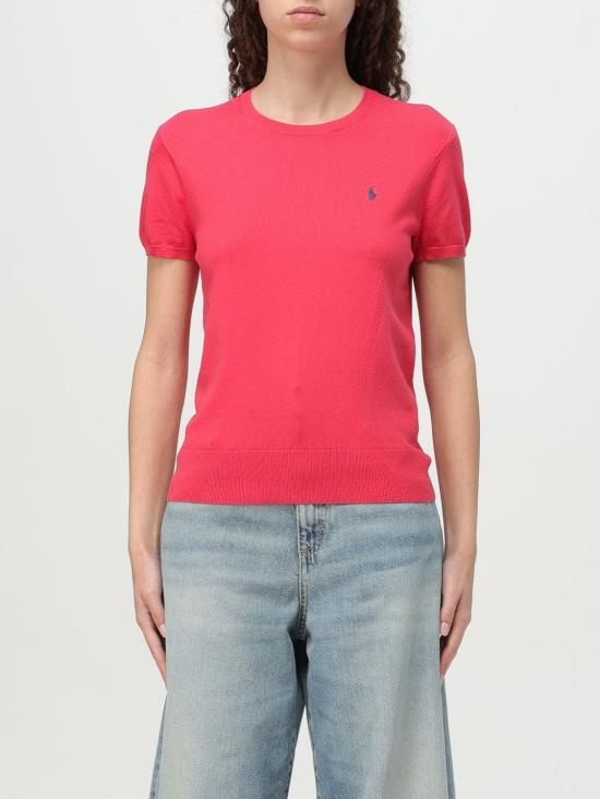 25SS 폴로 랄프로렌 반팔 티셔츠 211891673 024 Red