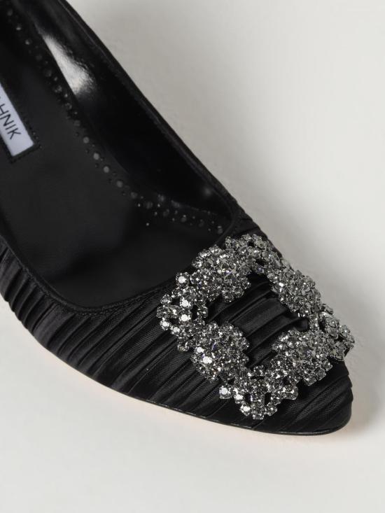 25SS 마놀로 블라닉 힐/펌프스 4241925 9948 Black - MANOLO BLAHNIK