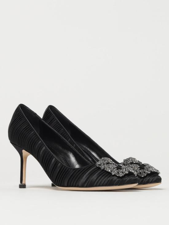 25SS 마놀로 블라닉 힐/펌프스 4241925 9948 Black - MANOLO BLAHNIK