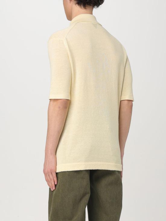 25SS 보테가베네타 폴로 티셔츠 740733V2X00 7361 Yellow - BOTTEGA VENETA