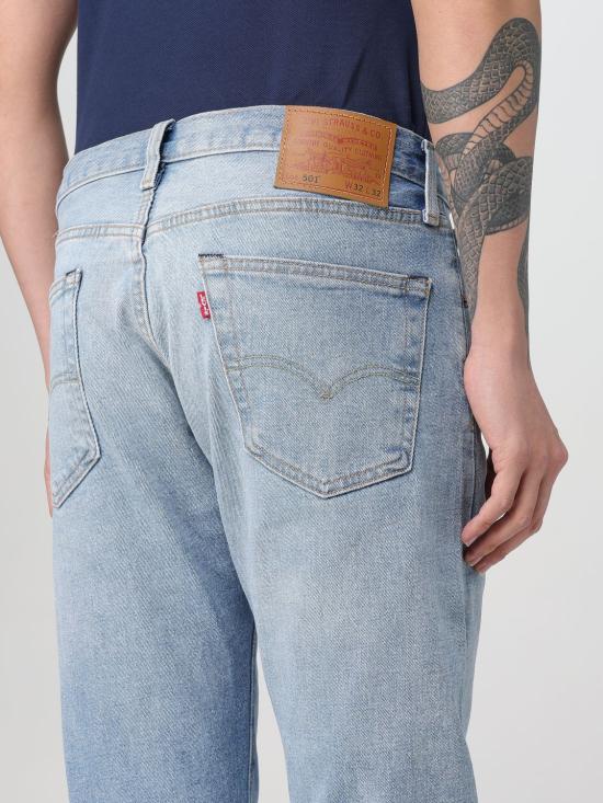 25FW 리바이스 데님 팬츠 00501 3418 Gnawed Blue - LEVI'S