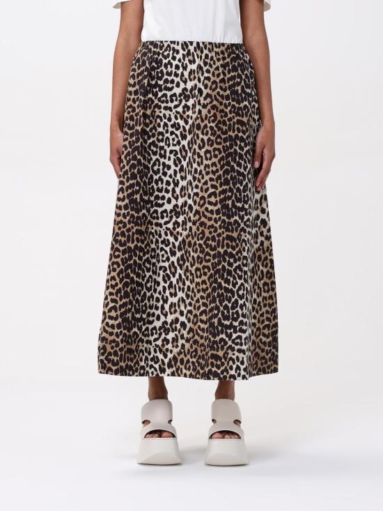 25SS 가니 롱 스커트 F9365 943 Brown