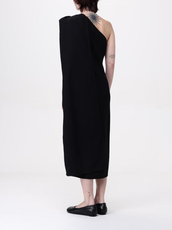 25SS 보테가베네타 롱 원피스 812348V4ZE0 1000 Black - BOTTEGA VENETA