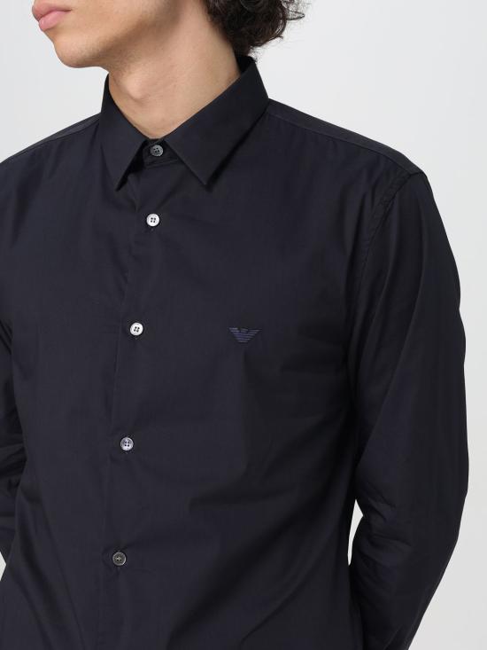 25FW 엠포리오 아르마니 긴팔 셔츠 8N1C091NI9Z 0934 Blue - EMPORIO ARMANI