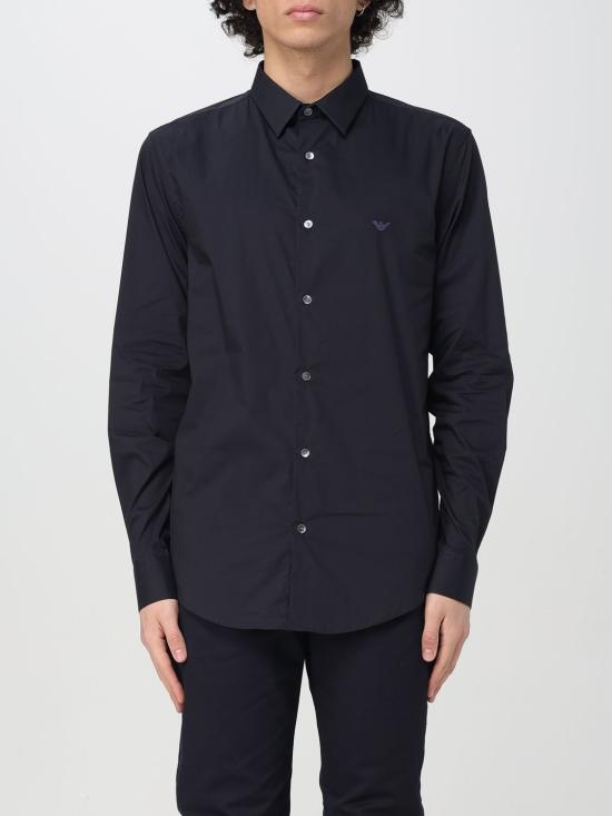 25FW 엠포리오 아르마니 긴팔 셔츠 8N1C091NI9Z 0934 Blue