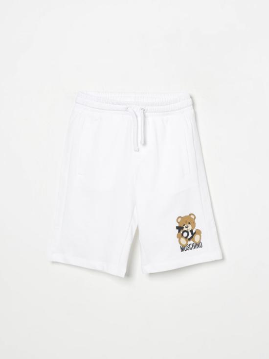25FW [키즈] 모스키노 쇼츠/버뮤다 HUQ02ALCA19 10101 White