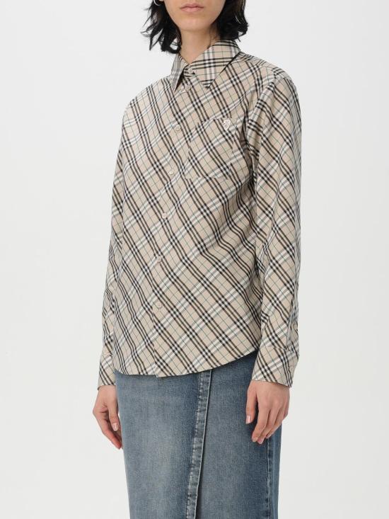 25SS 버버리 블라우스 8101133 Brown - BURBERRY
