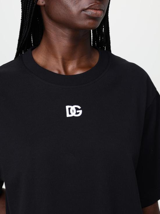 25SS 돌체앤가바나 반팔 티셔츠 F8U10ZGDCYD N0000 Black - DOLCE & GABBANA